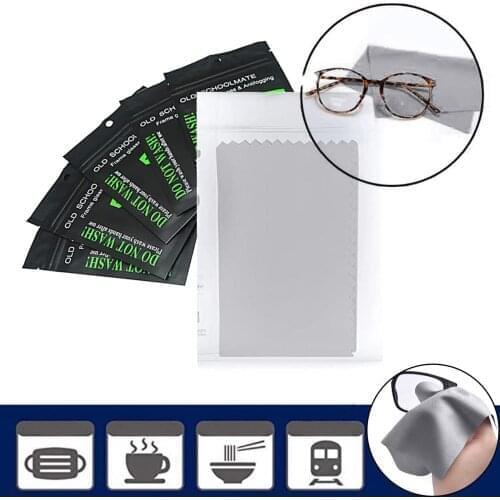 5PCS Microfiber Square Clean Cleaning Cloth For Phone Screen Camera Lens Glasses Without Traces Anti-fog Glasses Cloth