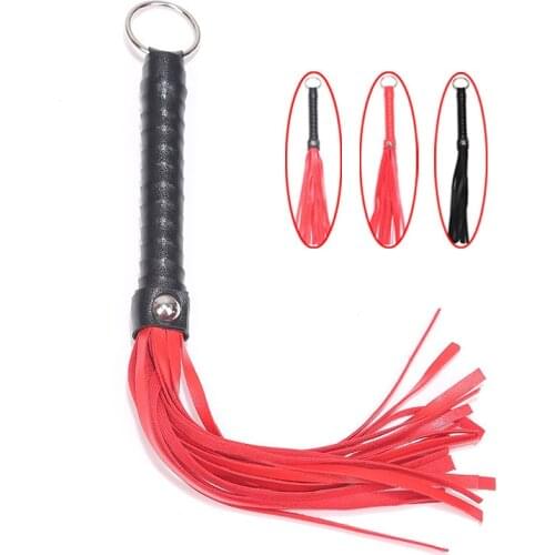 Sex Toys Erotic Fetish Mini Spanking Whip BDSM Flogged Leather Whip Adult Babydoll Games Whip Sex Couples SM Slave Games Toys
