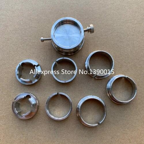 Rotatable Stainless Steel Watch Movement Seat Holder Tool For ETA 2824/2671/7750/2000/8500/3100/3135 Movement