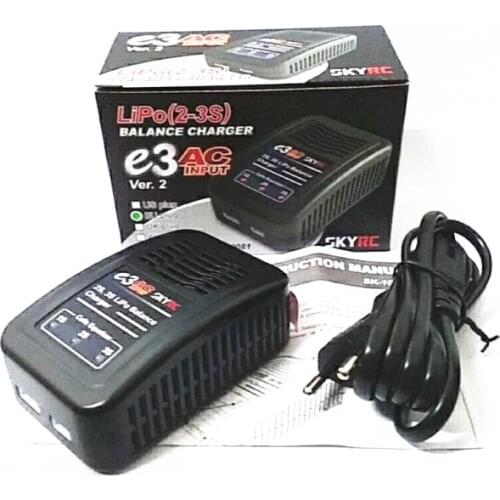 B3AC LIPO Battery Charger B3 7.4v 11.1v/B3 20W /skyrc e3 Li-polymer Lipo Battery Charger 2s 3s Cells for RC LiPo(EU Plug)