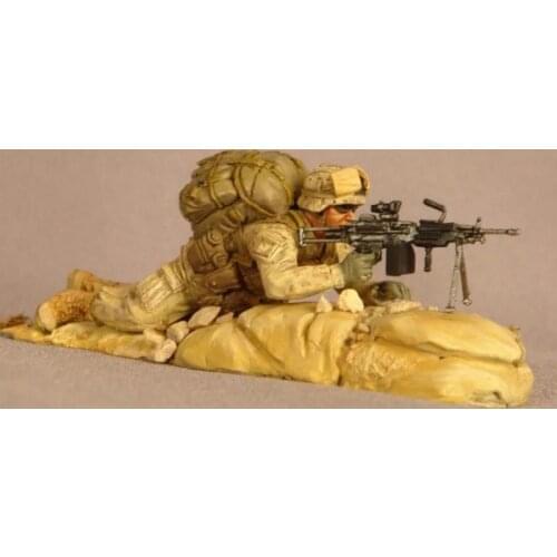 1/35 scale Modern Warfare Army gun gun miniatures Resin Model Kit Model Free Shipping