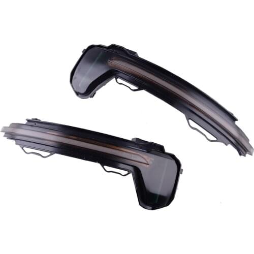 12V 1 Pair Dynamic Turn Signal LED Side Rearview Mirror Sequential Indicator Light Lamp Fit for VW Tiguan MK2 MK3 2019
