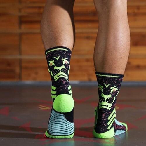 3 Pairs Basketball Socks Breathable Shock Absorption Sports Compression Socks Cycling Socks For Running Cycling Basketball