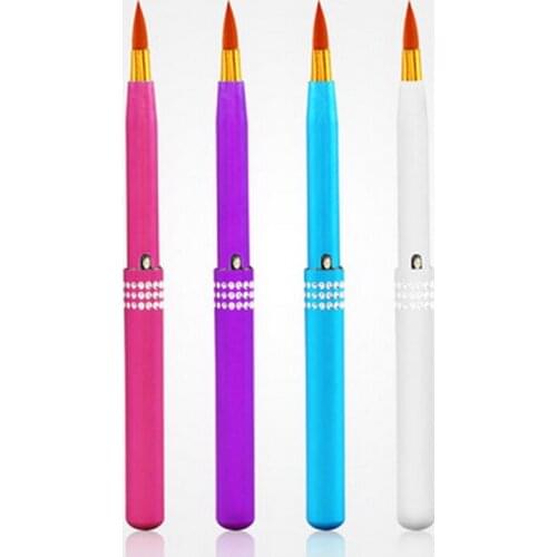 500pcs Double-headed Retractable Makeup Blush Lip Brush and Eyeshadow Brush Foundation Brush fashion