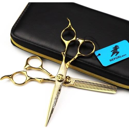 6 in. Professional Hair Scissors set ,Straight & Thinning scissors set, barber shears