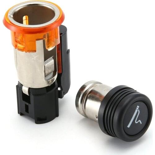 822754 Universal 12V Car Cigarette Lighter Housing Cig Socket For Peugeot CC SW 206 308 406 607 1007