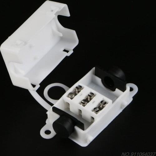 9A 250V AC 3 Pin IP44 Waterproof Electrical Cable Wire Connector Junction Box N19 20 Dropshipping