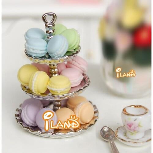 Free Shipping 1/12 Dollhouse Miniature Food Dessert Tea Time Snack French 20PCS