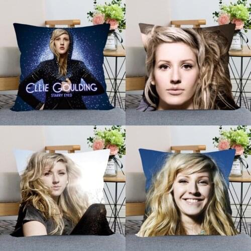 Nice Ellie-Goulding Pillowcase Wedding Decorative Pillow Cover New Arrival Custom Gift (One Sides) Printed Pillow Cases 0511