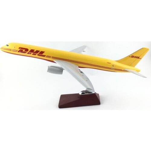 AIR DHL AIRLINERS 45-47CM 757 DHL AIRLINES MODEL PLANE AIRCRAFT TOY FOR CHILDREN BIRTHDAY GIFTS ORNAMENT
