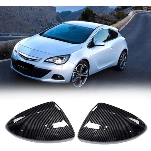 Car Rearview Mirror Cover Side Wing Rear View Mirror Case Covers Trim for Opel Astra J K 2010-2019 Rearview Mirror Cover