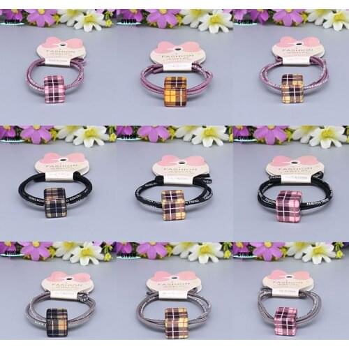 New Fashion korean amber Hair rope Apparel accessories Women hair ties elastic hair bands Girls hair rubber band F30-11
