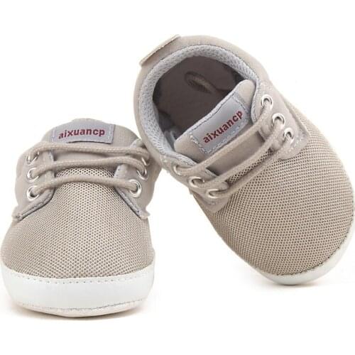 Newborn Baby Boy Shoes First Walkers Spring Baby Boy Soft Sole Shoes Infant Sneaker Sport Shoes 0-18 Months 2018