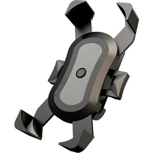 Bike Handlebar Mobile Holder Rack 4 Corner Claws Universal Motorcycle Bicycle Stand Mount 360Degree Rotation Anti-drop Accessory