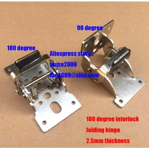 90-180 degree folding hinge furniture connector hinge self locking plate rotating cupboard cabinet step Folding Bracket RV hinge