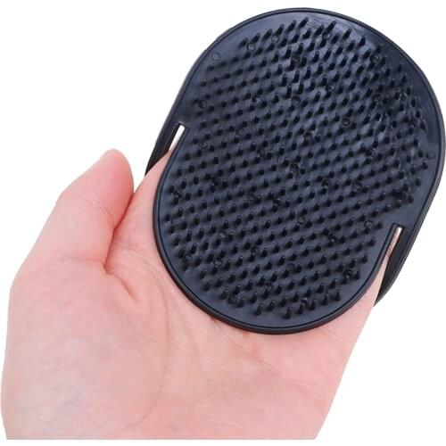 1 PCS Mens Black Shampoo Brush Portable Hair Comb Brush Styling Tools