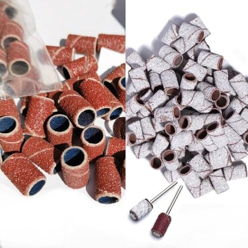 Sanding Bands 80/120/180/240 Nail Dril Bit For Nail Gel Polishing RemoveTool For Electric Nail Machine Replace Nail Bit