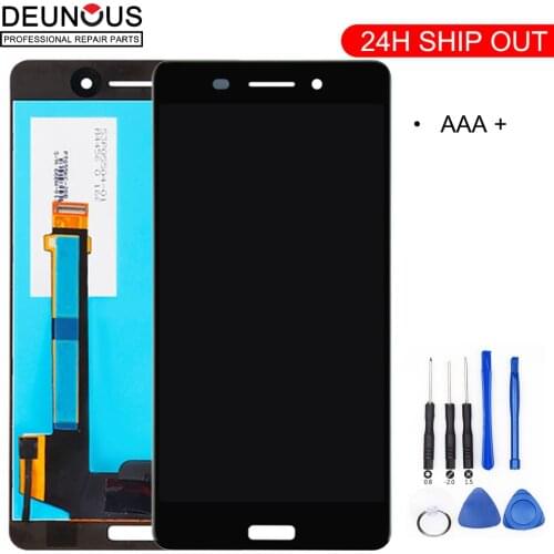 For Nokia 6 TA-1000 TA-1003 TA-1021 TA-1025 TA-1033 TA-1039 LCD Display Touch Screen Digitizer Assembly For Nokia6 LCD
