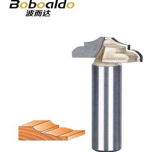 1pc 1/2" Shank Trimmer Router Bits For Wood Tungsten Carbide Woodworking Engraving Endmill Precision Work Edge Cutter