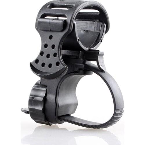 1* Bicycle Light Bracket Bike Lamp Holder LED Torch Headlight Pump Stand Quick Release Mount 360 Degree Rotatable HLD-211