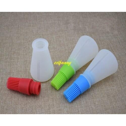 100pcs/lot 11.5cm BBQ Silicone Oil Brush Baking Brushes Liquid Oil Pen Cake Butter Bread Pastry Brush BBQ Basting Brush