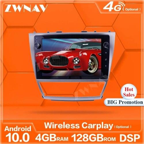 128G Android Screen Car Player GPS Navi For Toyota Camry 2006 2007 2008 2009-2011 Auto Radio Stereo Multimedia Player Head Unit