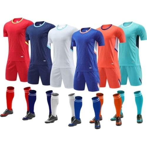 2 Pcs/Set Adult Kids Soccer Jerseys Tracksuit Survetement Football Training Suit Men Children Futbol Uniforms Sportswear