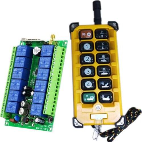 433mhz DC 12V 24V Radio frequency RF remote control switch Electric door lock/lighting/LED Remote multiway long distance