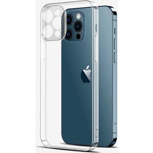 Ultra Thin Lens Protection Phone Case For iPhone 12 Pro Max Soft Back Cover iPhone 11 Pro Max Transparent Silicone Case 12 Mini
