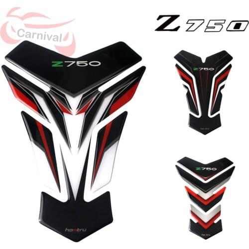 For Kawasaki Z750 Z750R Z750S Tankpad 3D Tank Pad Protector For Motorcycle Decal Sticker