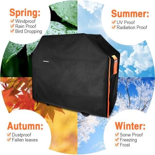 300D Heavy Duty BBQ Grill Grills Cover Design Barbeque Covers Waterproof Rain Sun UV Snow Grill For Gas Charcoal Electric Barbe