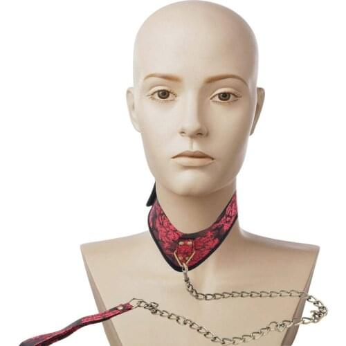 IKOKY Sex Toys for Couples SM Bundling Fetish Sex Slave Bondage games Female Chastity Belt Adult Sex Toys Neck Sleeve