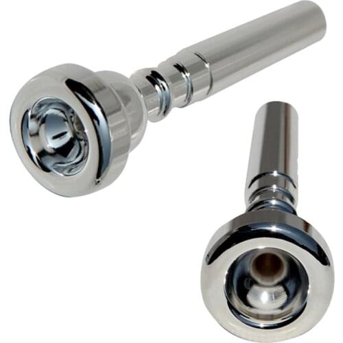 MoonEmbassy 1-1/2C 1.5C Trumpet Mouthpiece Silver Plated Trumpet Accessories Free Shipping