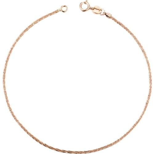 Solid 18K White Gold Bracelet AU750 Gold Full Star Bracelet Fashion Bracelet