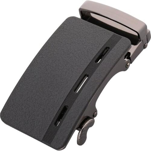 3.5cm Male Automatic Buckle Mens Leather Belt Genuine Leather Belt buckle head Black Original Natural Cowskin Belts Buckle