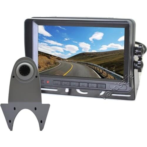 Vardsafe VS807WM | White Reverse Backup camera + 7" Self Standing Monitor for Mercedes-Benz Sprinter Van / VW Crafter