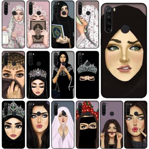 Yinuoda Muslim Islamic Arabic Hijab Face Gril Eyes Koran Phone Case for Xiaomi Redmi 5 5Plus 6 6A 4X 7 8 Note 5 5A 7 8 8Pro