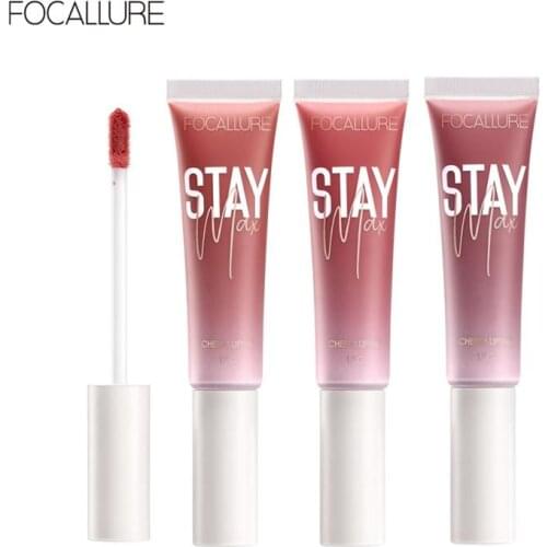 Dual-use Liquid Moisturizing Lip Gloss Liquid Blush Multifunctional Lip And Cheek Long Lasting Waterproof Lip & Cheek Face Tint