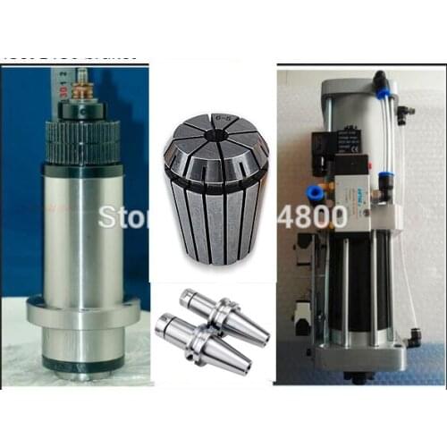 1pcs BT30 spindle motor + 1pcs 2t air cylinder +1set ER32 collect + toolhoder ER32
