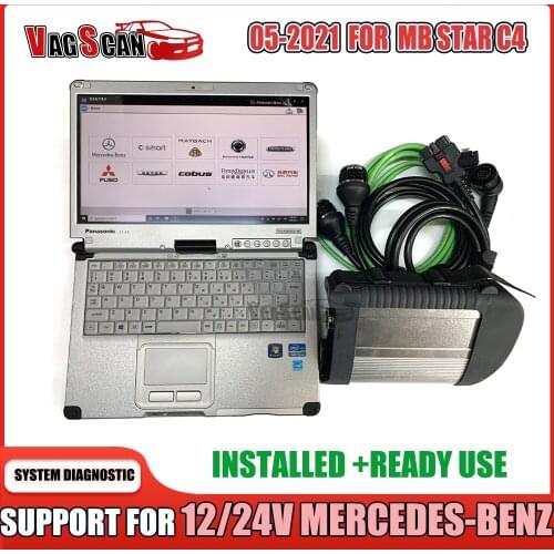 2021-06 Version SD Connect C4 Multiplexer For MB Star C4 Support Diagnosis Programming Car And Trucks