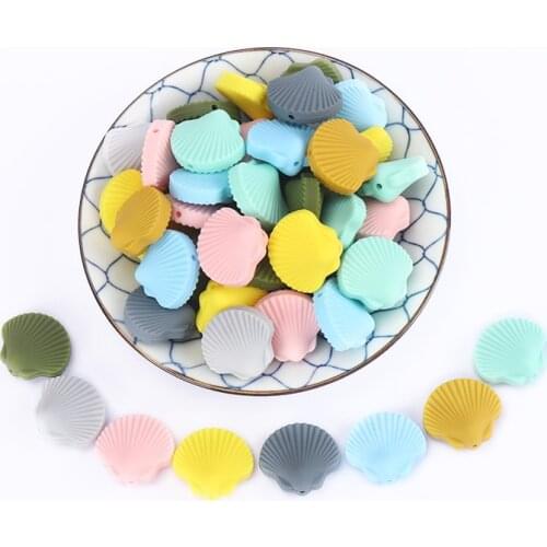 New 7 Colors 5Pcs/Lot Safe Silicone Beads for Baby Infant DIY Teether Pacifier Chain Accesories Bbay Chew Toy Jewelry BPA Free