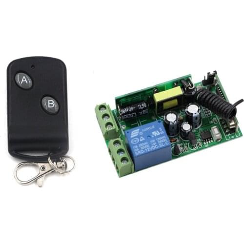 AC 85V 110V 220V 250V 1CH Relay Wireless Remote Control Switch Remote Light Power Switch System Receiver Transmitter