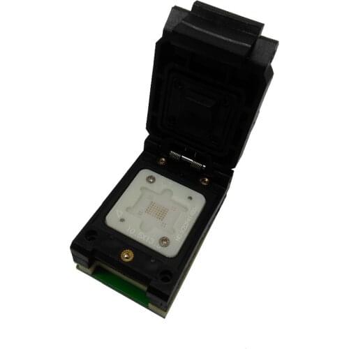 BGA63(32) 0.8MM Probe programmer socket proman adapter size BGA63 to DIP48 Probe pin socket BGA63 flip pogo pin