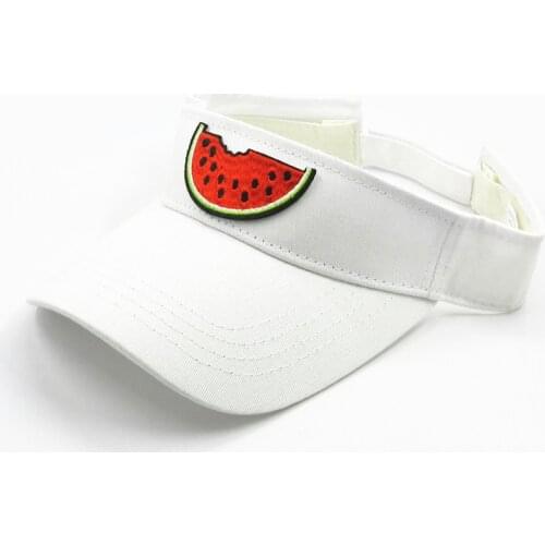 2020 new style Watermelon fruit embroidery Visors Baseball Cap Adjustable Snapback cap for men and women 225