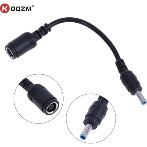 Black Dc Cable Power Adapter 7.4*5.0mm Female To 4.5*3.0mm Male Plug Power Adapter Connector for Laptop