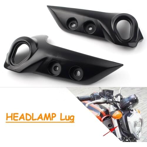 Motorcycle Headlight Bracket Upper Side Cover Protector For YAMAHA FZ6N FZ-6N 2004 2005 2006 2007 2008 2009 2010