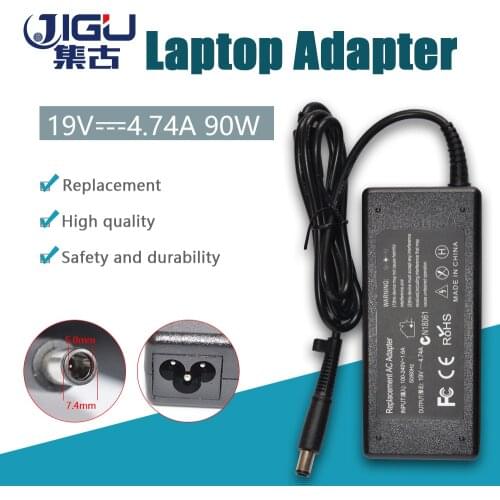 JIGU 19V 4.74A 7.4*5.0MM 90W For HP pavilion DV3 DV4 DV5 DV6 G3000 G5000 G6000 G7000 Laptop AC Charger Power Adapter