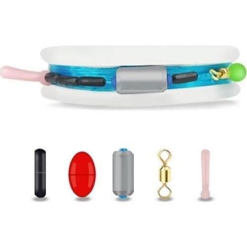 Complished fishing line combo all done unless hook and rod float 3 sets strong line