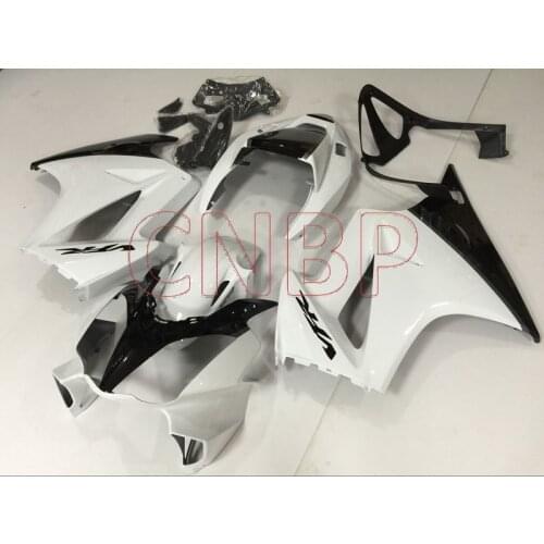 Bodywork for Honda VFR800 2002 - 2013 Black White Fairing VFR 800 08 09 Bodywork for Honda VFR800 06 07 no paint