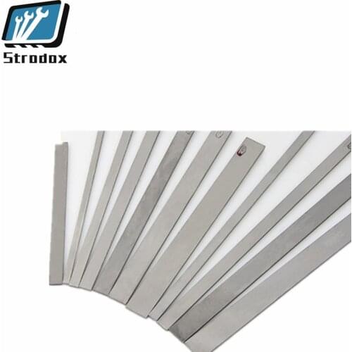 5 PCS Tungsten steel strip processing cutter blade YG6 straight shank cemented carbide Super hard wear-resistant slats 2~3mm